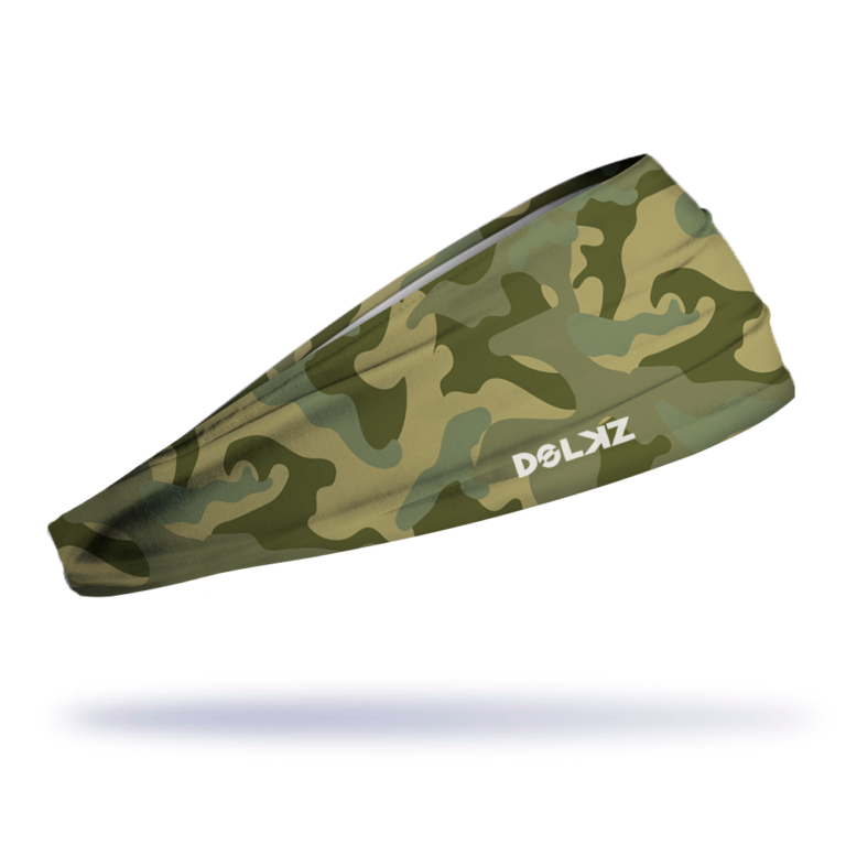 Bandana esportiva DOLKZ - Sand Green Camo Headband