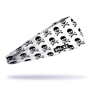 Bandana esportiva DOLKZ - Black Skull Headband