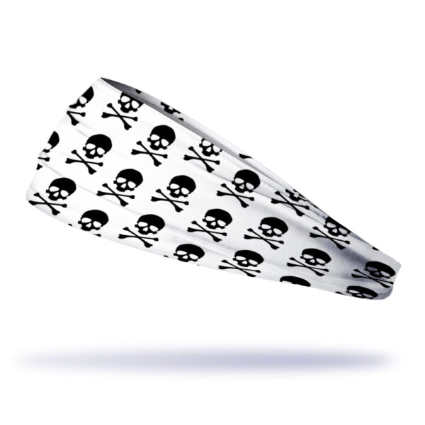 Black Skull Headband - Faixa de Cabelo Esportiva - Imagem 2