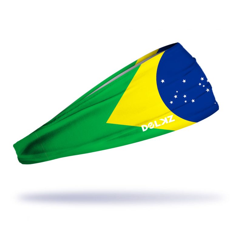 Bandana esportiva DOLKZ - Brazil Flag Headband