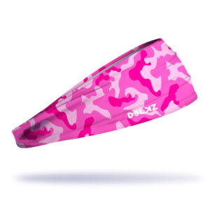 Bandana esportiva DOLKZ - Pink Camo Headband