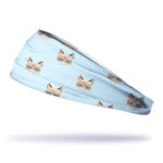 Grumpy Cat Light Blue Headband - Faixa de Cabelo Esportiva - Imagem 2