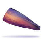 Geometric Purple Spectrum Headband - Faixa de Cabelo Esportiva - Imagem 2
