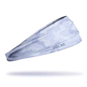 Bandana esportiva DOLKZ - Light Grey Camo Headband