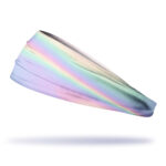 Pastel Neon Rainbow Headband - Faixa de Cabelo Esportiva - Imagem 2