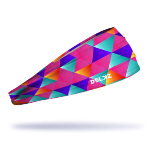 Bandana esportiva DOLKZ - Colorful Triangles Headband