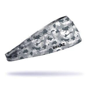 Bandana esportiva DOLKZ - Grey Camouflage Headband