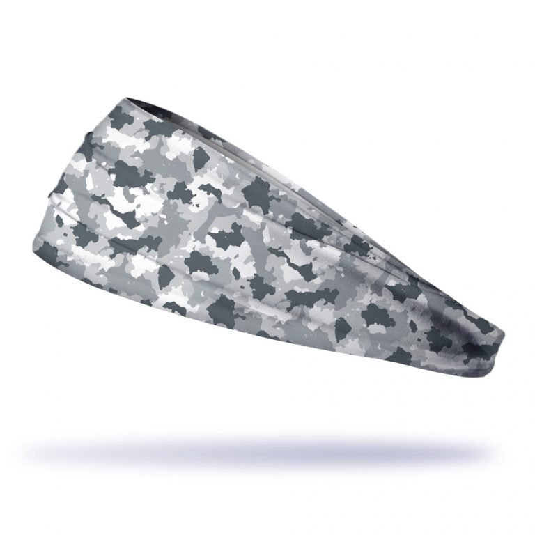 Bandana esportiva DOLKZ - Grey Camouflage Headband