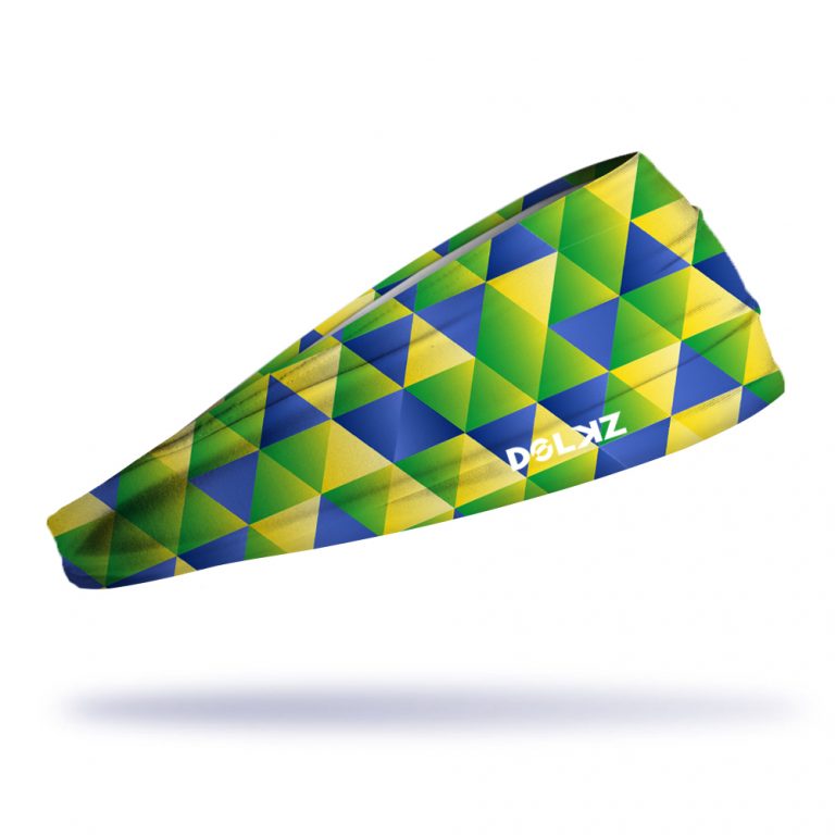 Bandana esportiva DOLKZ - Brasil Colors Headband