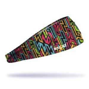 Bandana esportiva DOLKZ - Colorful Crazy Signs Headband