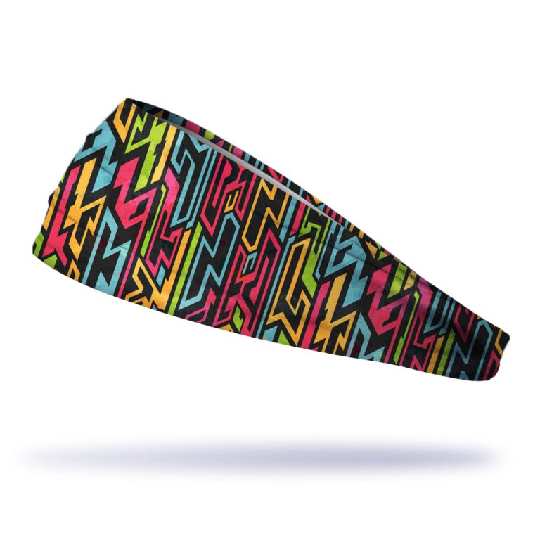 Bandana esportiva DOLKZ - Colorful Crazy Signs Headband