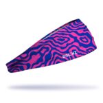 Bandana esportiva DOLKZ - Crazy Pink and Blue Headband