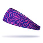 Bandana esportiva DOLKZ - Crazy Pink and Blue Headband