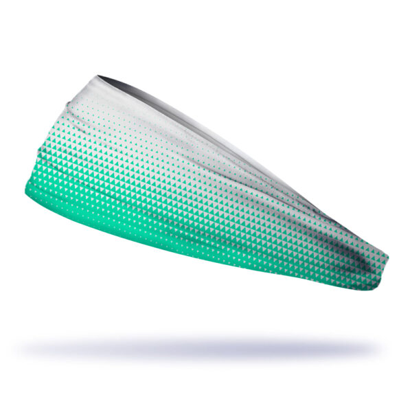 Bandana esportiva DOLKZ - Acqua-Green White Gradient Headband