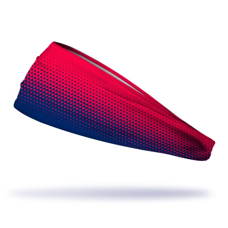 Bandana esportiva DOLKZ - Magenta-Blue Gradient Headband