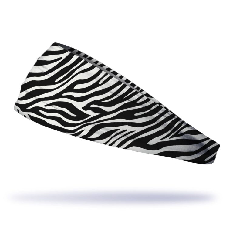 Bandana esportiva DOLKZ - Black Zebra Headband