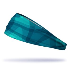 Bandana esportiva DOLKZ - Cyan Pulse Headband