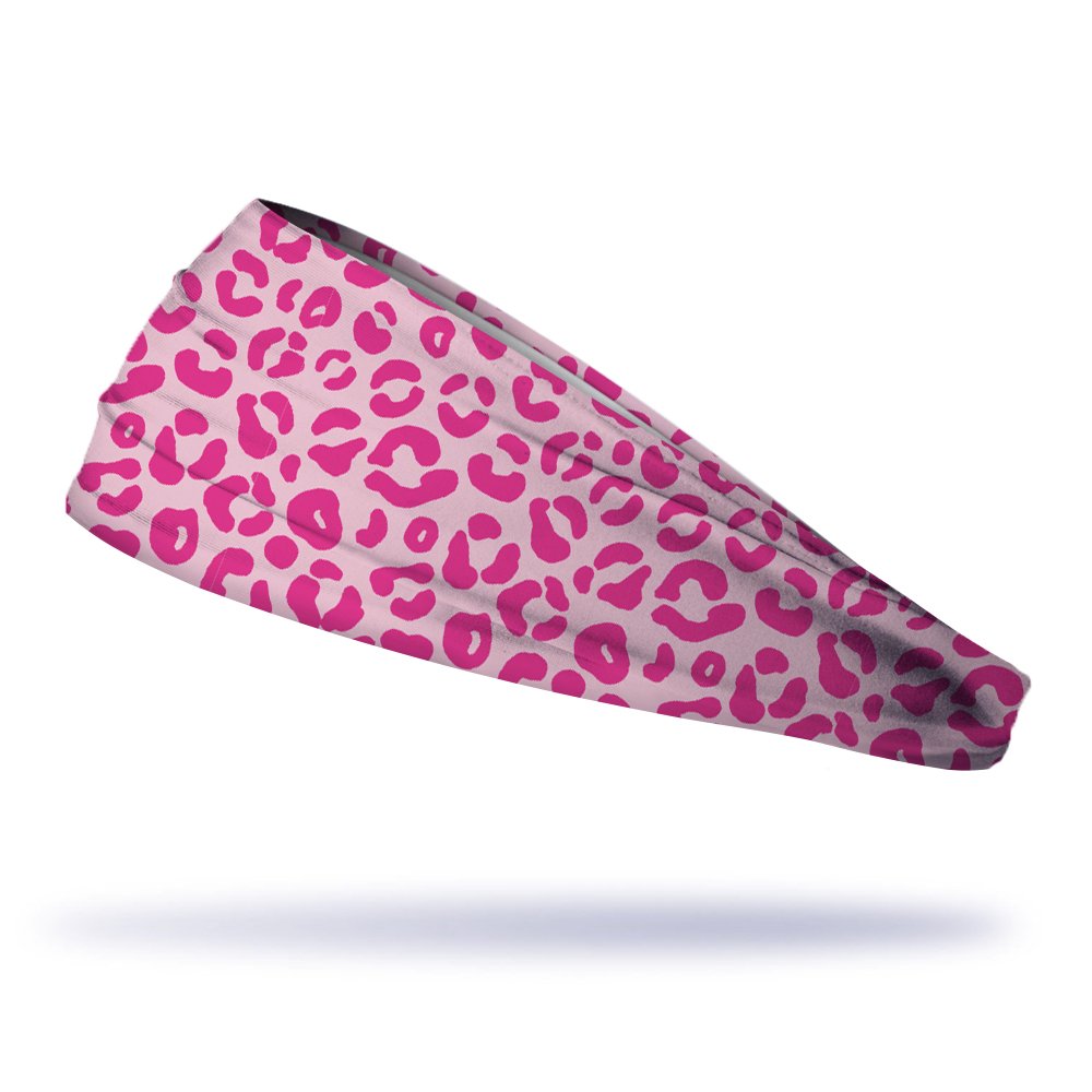 Bandana esportiva DOLKZ - Pink Leopard Headband