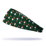 Bandana esportiva DOLKZ - Green Christmas Headband