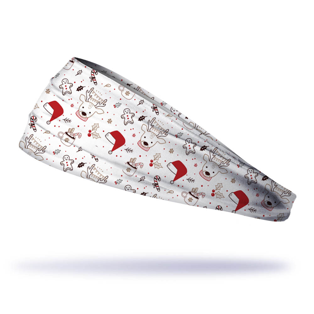 Bandana esportiva DOLKZ - White Christmas Headband