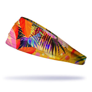 Bandana esportiva DOLKZ - Yellow Carnival Headband