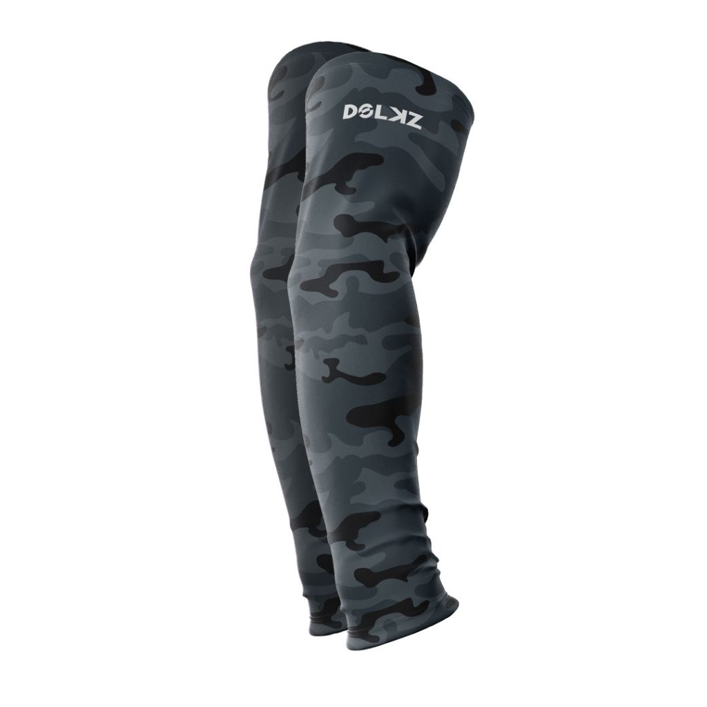 Manguito Esportivo DOLKZ – Arm Sleeves Dark Grey Camo