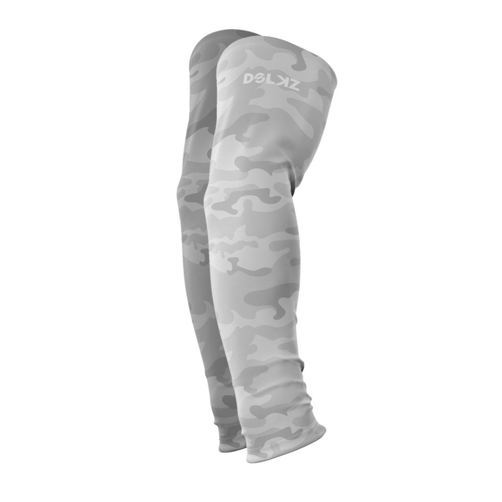 Manguito Esportivo DOLKZ – Arm Sleeves Light Grey Camo