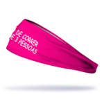 Bandana esportiva DOLKZ - Correr e 3 Pessoas Headband - Rosa