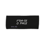 Bandana esportiva DOLKZ - F*da-se o Pace Headband - Preta