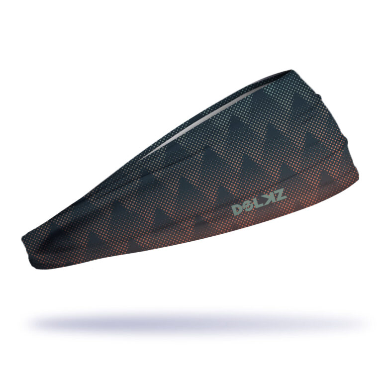 Bandana esportiva DOLKZ - Orange Dots And Spikes Headband