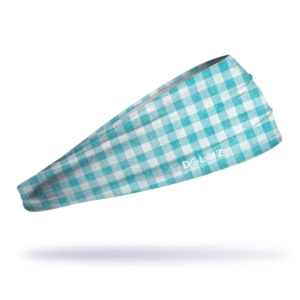 Plaid Light Blue Headband - DOLKZ
