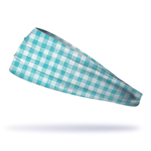 Plaid Light Blue Headband - DOLKZ