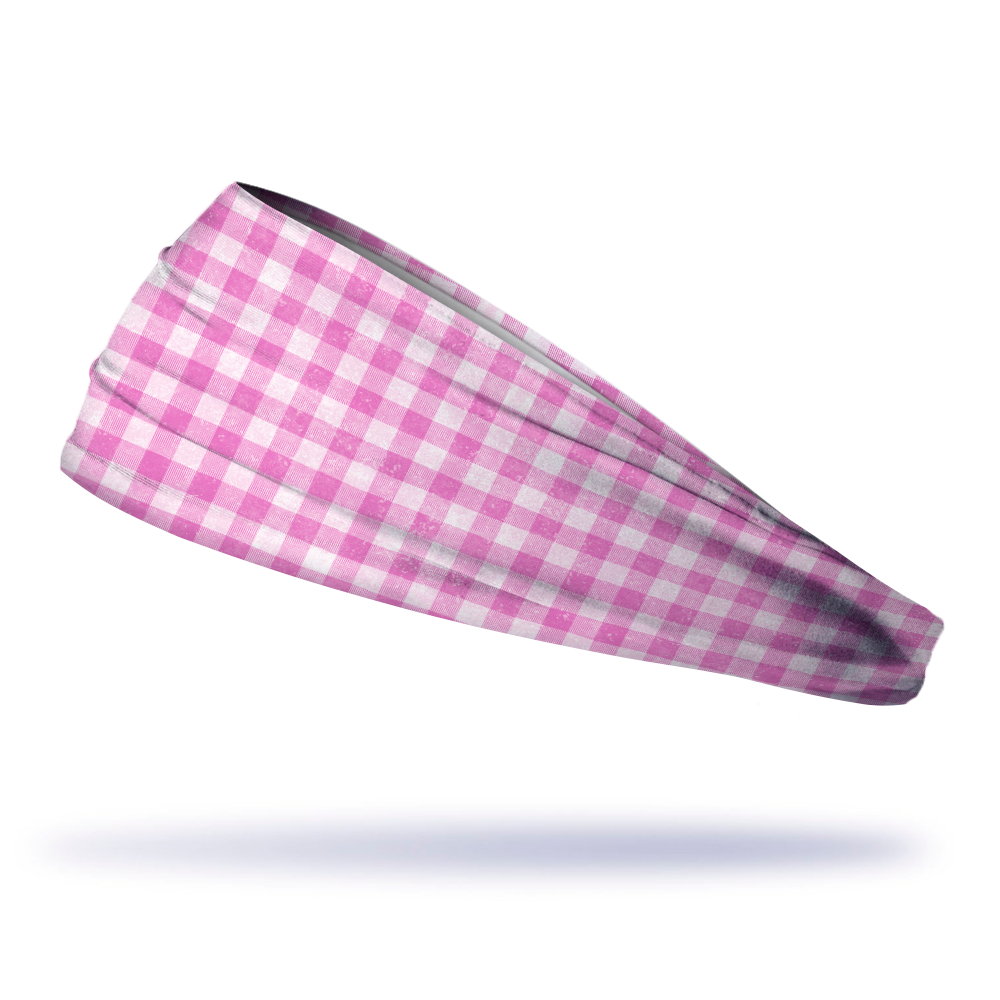 Plaid Pink Headband - DOLKZ