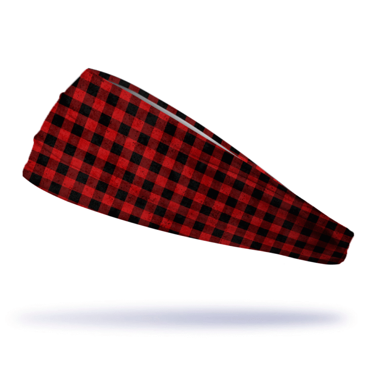 Plaid Red Headband - DOLKZ